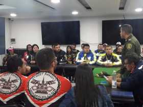 Lanzaron red de apoyo entre motociclistas y Policía en Manizales