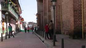 Celebran nueva calle real en Pácora