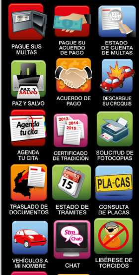 Ingrese a www.stm.com.co y en ventanilla virtual encontrará estas imágenes. Dé clic en Libérese de torcidos.