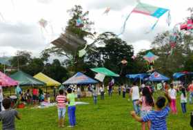 En Chinchiná y Villamaría aprovecharon los vientos de agosto para elevar cometa.