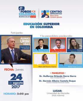 Debatirán sobre educación superior en la U. de Manizales