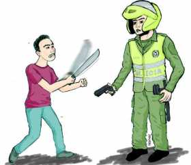 No solo robaron bicicletas, también agredieron a un policía en Manizales