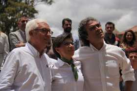 Jorge Enrique Robledo, Claudia López y Sergio Fajardo presentaron el 18 de septiembre pasado la Coalición Colombia. 