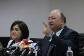 El ministro de la Defensa, Luis Carlos Villegas