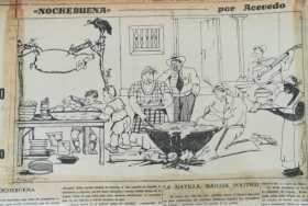 Ilustración con la que se recreó este artículo el 21 de diciembre de 1935.