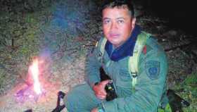 José Norbey Gutiérrez Pareja, salamineño, de 37 años. Subintendente de la Policía.