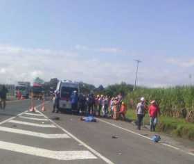 Muere motociclista en la vía La Virgina-Viterbo