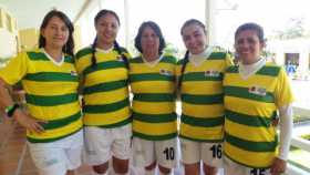 Equipo de fútbol sala de Riosucio, clasificado para la final femenino de los Juegos.