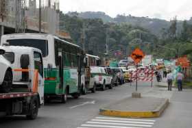 El pico y placa será por el cierre durante tres meses de la Avenida Kevin Ángel por la construcción del intercambiador vial en L