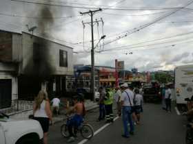 Incendio en Chinchiná