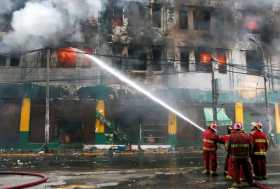Atrapados por incendio en Perú