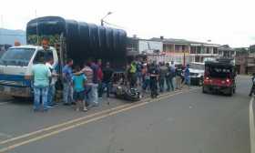 Muerto en accidente en moto en Anserma