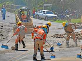 La vía Panamericana, principal acceso a Popayán, capital del Cauca y que comunica a Nariño con el suroccidente del país, ya fue 