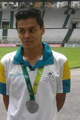 Óscar David Restrepo, el mejor caldense en el Open de Paraatletismo en Medellín.