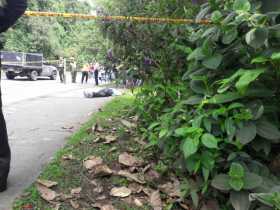 Asesinaron un hombre en la Avenida Kevin Ángel 