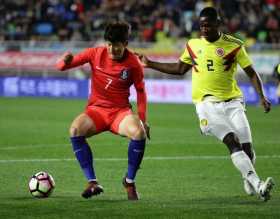 Colombia perdió 2-1 ante Corea del Sur 