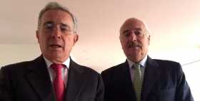 Los expresidentes Alvaro Uribe y Andrés Pastrana