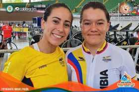 Mariana Pajón y Martha Bayona ganan oro en ciclismo de pista de los Bolivarianos