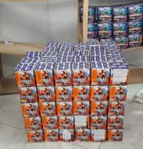 Parte de la pólvora decomisada.