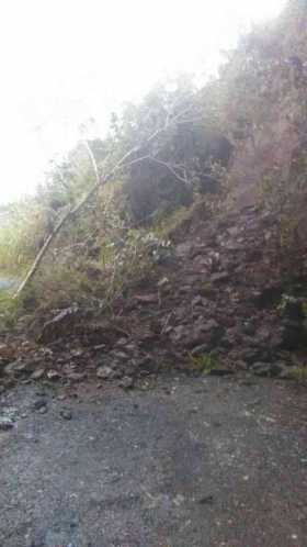 Derrumbe en la vía a La Florida, Villamaría