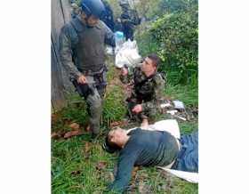 En un operativo conjunto entre el Ejército y la Policía fue ubicado ayer un campamento en el que se encontraban insurgentes que 