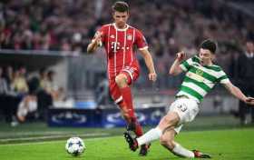 James Rodríguez actuó 12 minutos en la victoria 3-0 del Bayern Munich sobre el Celtic 
