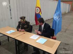 ONU entrega armamento inutilizado de las Farc