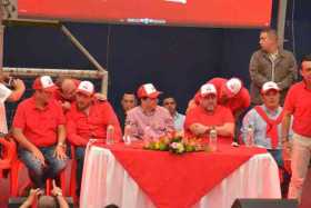 El precandidato presidencial Juan Fernando Cristo llegó a Manizales para pedir apoyo en la consulta popular que se realizará el 