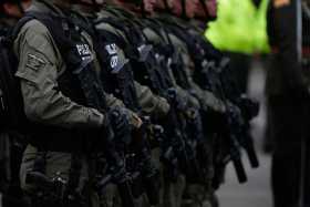 A cadena de custodia armas y munición usadas por la Policía en Tumaco 
