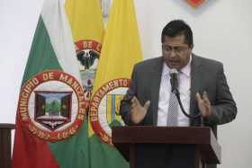 El alcalde Octavio Cardona instaló ayer el tercer y último periodo de sesiones ordinarias en el Concejo de Manizales. 