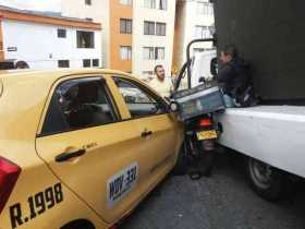 Accidente de tránsito por la clínica La Presentación