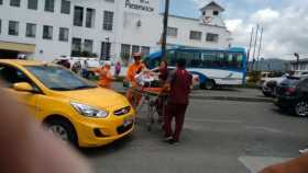 Accidente de tránsito por la clínica La Presentación