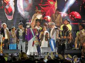 Con un gran concierto en la plaza de Bolívar las FARC EP lanzaron su partido político. 