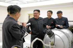 Foto | EPA/KCNA | LA PATRIA  Kim Jong-un supervisa supuestamente el test nuclear.  
