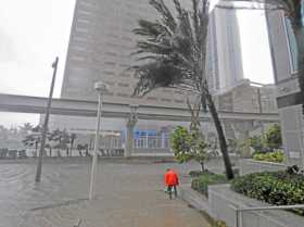 Inundaciones en Biscayne Boulevard a medida que el huracán Irma ataca en Miami, Florida, EE.UU.