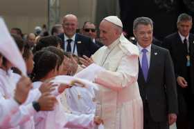 Foto | Colprensa | LA PATRIA Papa en Colombia. 