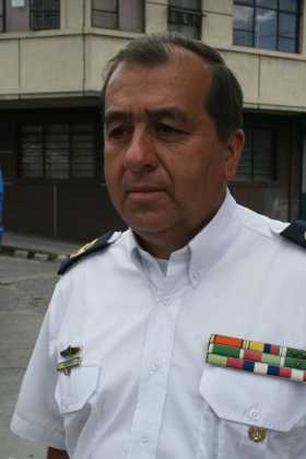 Mayor Carlos Alberto Marín, excomandante de Bomberos Manizales.