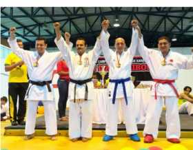 El karate volvió con 18 medallas