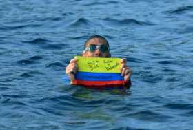 El manizaleño Mauricio Salazar finalizó la travesía Formigues-Medas, en Costa Brava (España). Nadó 23 kilómetros en 10 horas y m