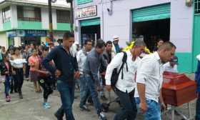 Sepelio de Luis Hernando Sepúlveda.