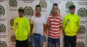 Foto | Policía | LA PATRIA Los sindicados, hoy condenados, el día de la captura.