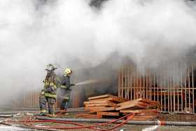 25 heridos por incendio en el Centro de Medellín 