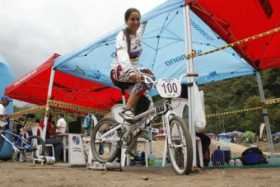 Un virus detuvo a Mariana Pajón