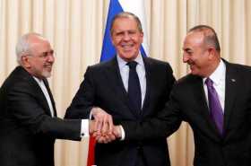 Rusia, Irán y Turquía acuerdan impulsar el proceso de arreglo en Siria