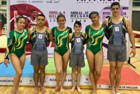 Los gimnastas de Caldas, con cupo a los Juegos Nacionales.