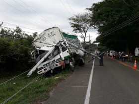 Sin lesionados tras accidente de tránsito en Mariquita (Tolima)