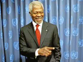 Kofi Annan (8 de abril de 1938 – 18 de agosto de 2018).