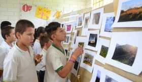 concurso de fotografía en colegio de La Cabaña 