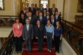 Santos presidió último consejo de ministros 