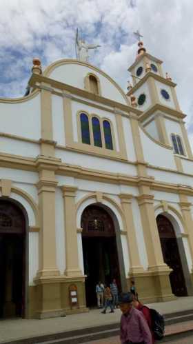 En la imagen se ve el espacio donde se ubicaba la virgen.